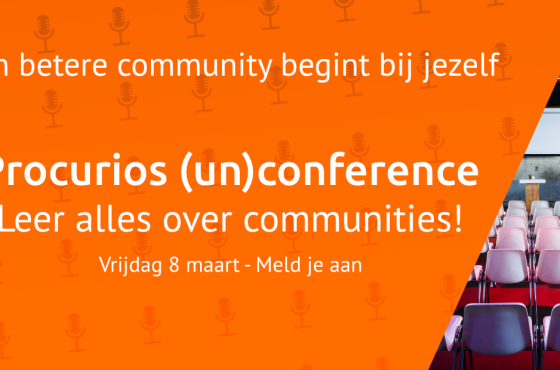 Banner van de unconference