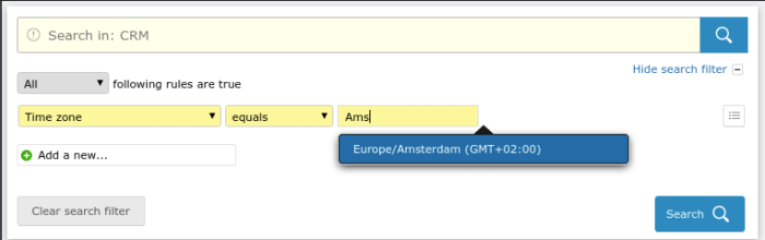 tijdzone instellen