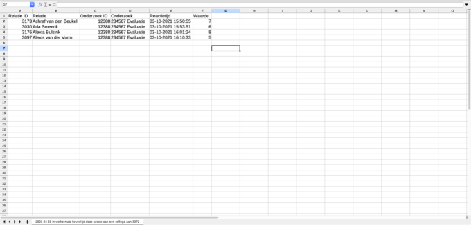 Formuliervelden exporteren 2