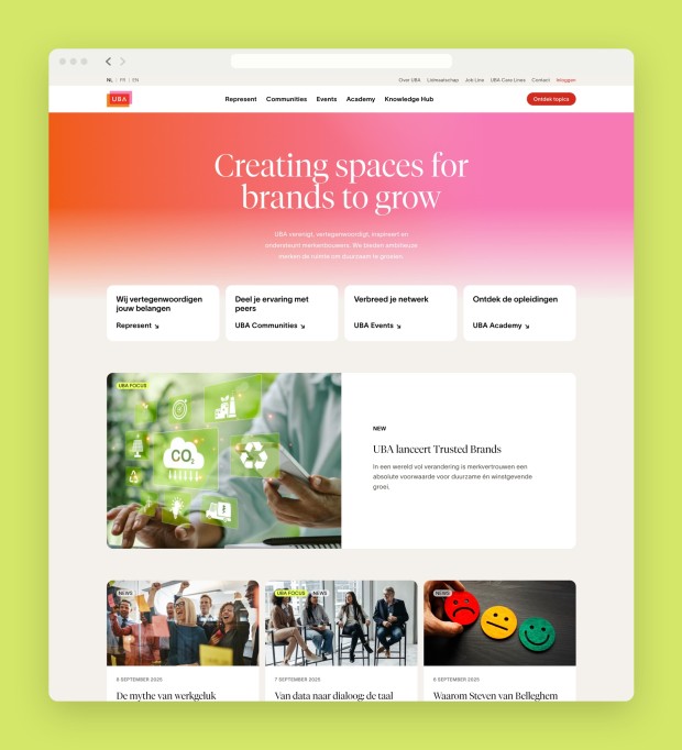 United Brands Association website