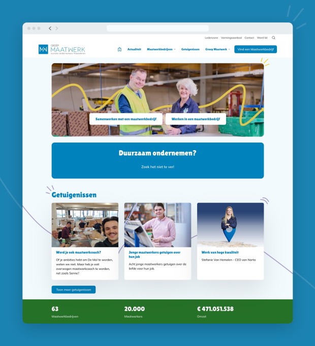 Groep Maatwerk website