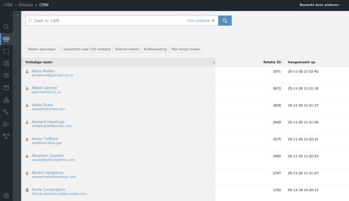 Procurios CRM