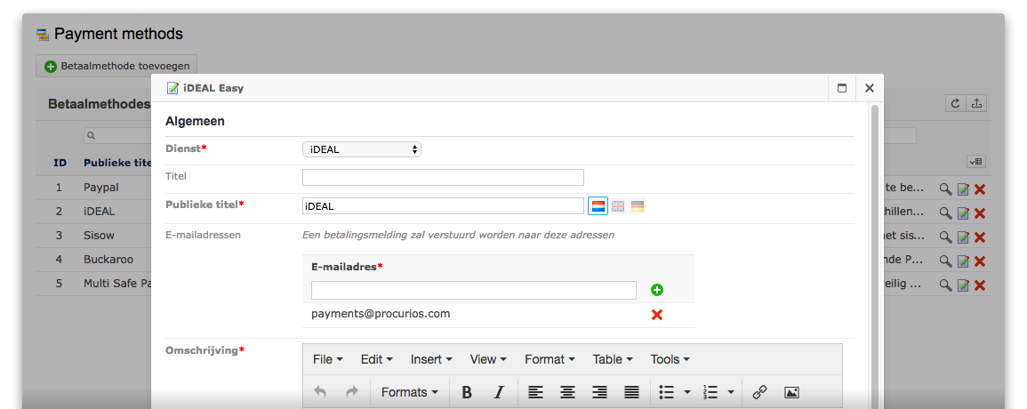 Payments