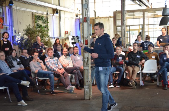 Bert van Procurios tijdens de Unconference.