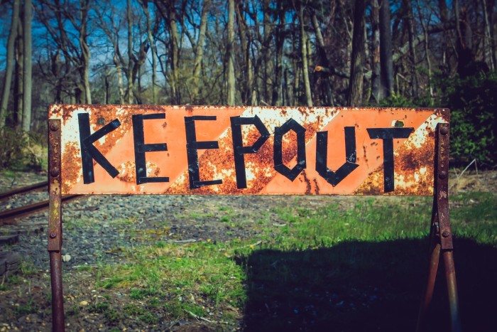 Keep out