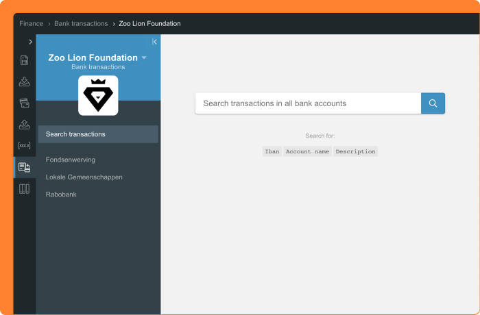 Transaction search