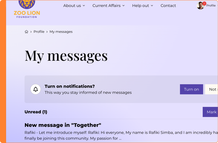 My messages