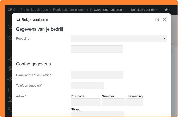 Peppol-id invoeren